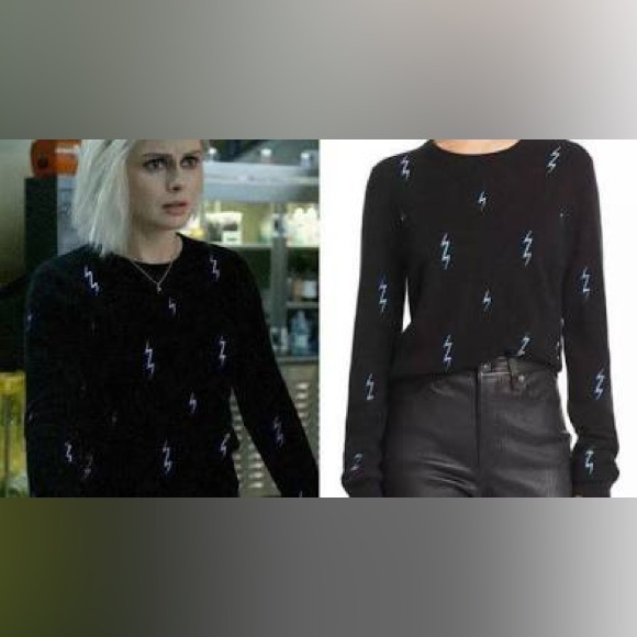 Equipment Shirley Lightning-Bolt Cashmere Sweater - Picture 9 of 12